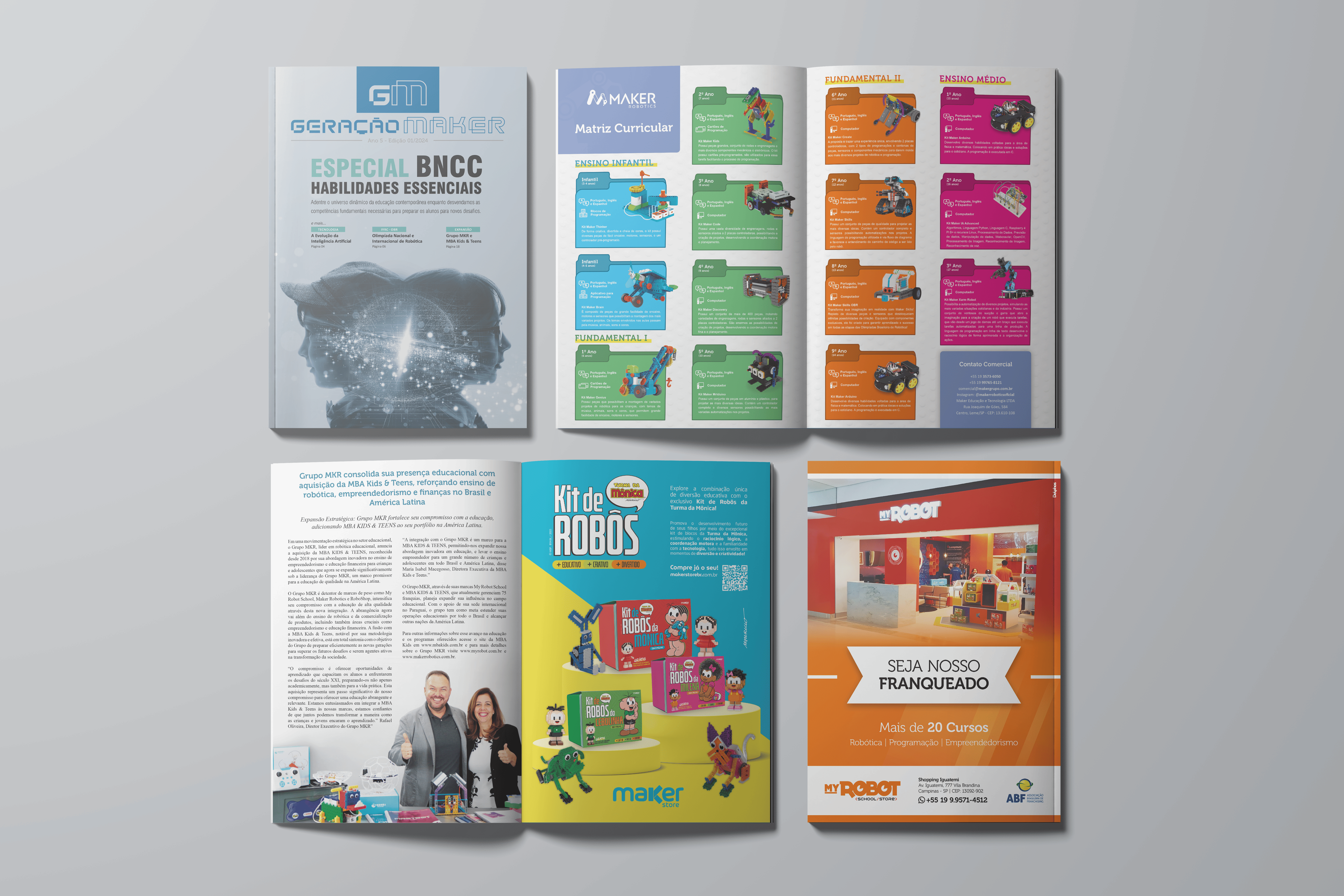 Modern office building exterior with glass windows reflecting blue sky